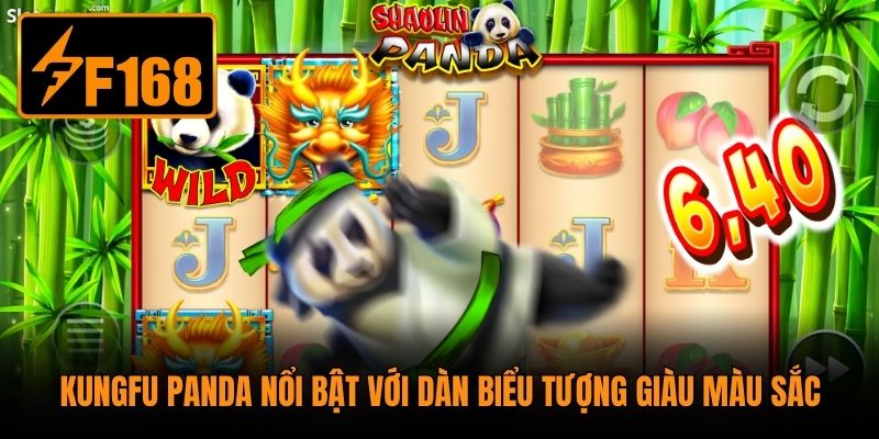 Kungfu Panda nổi bật với dàn biểu tượng giàu màu sắc